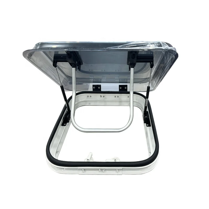 Curtain Curtain - RV-zonnedak met aluminium LED-verlichting, aangeboren aanhangwagen-dakraam