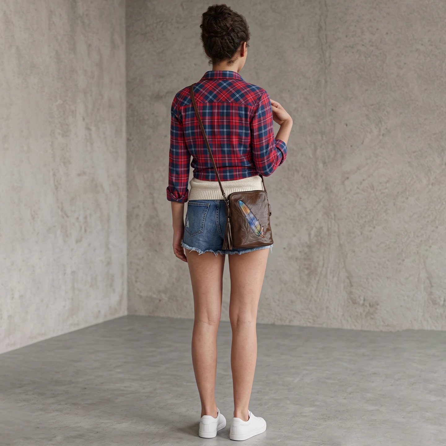 Interior Design High End - Vrouwen Mini Echte Koeienhuid Crossbody Schoudertas