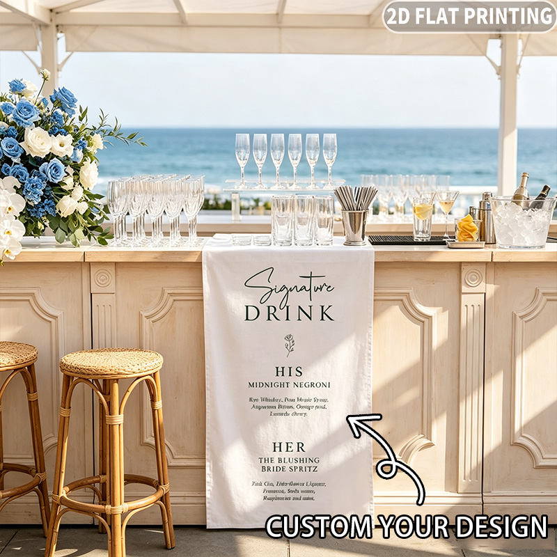 Table Runner - 1 stuk op maat gemaakt bruiloftstafelkleed,