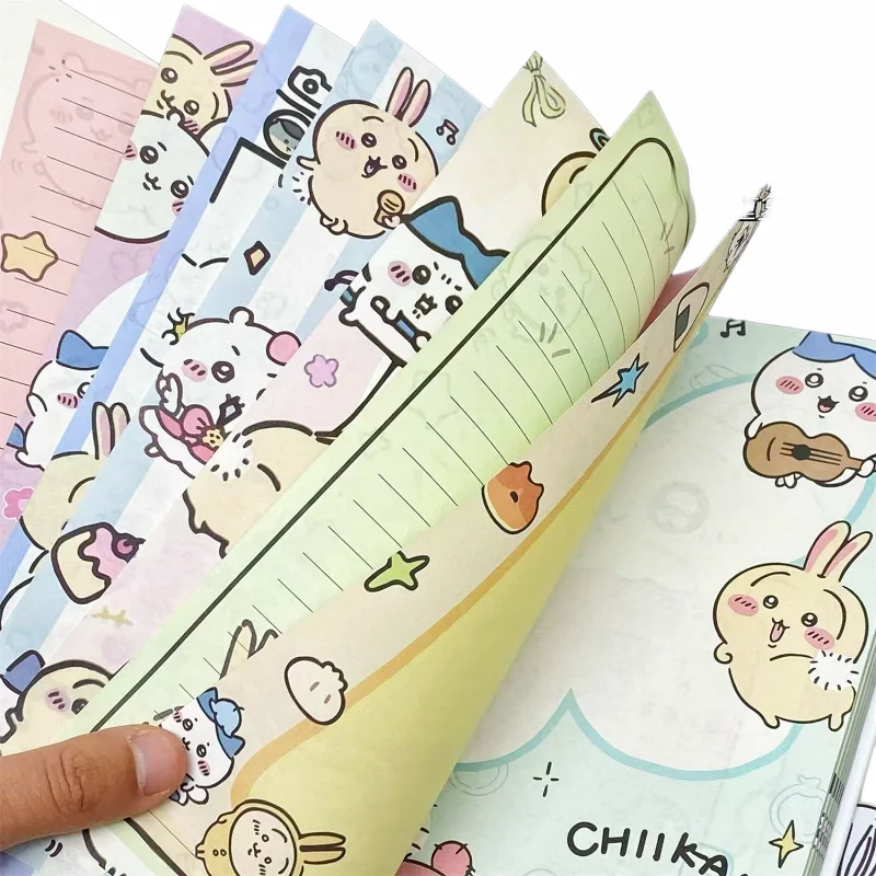 Wall Sticker - Chiikawa schattig notitieboek met 80 bladen,