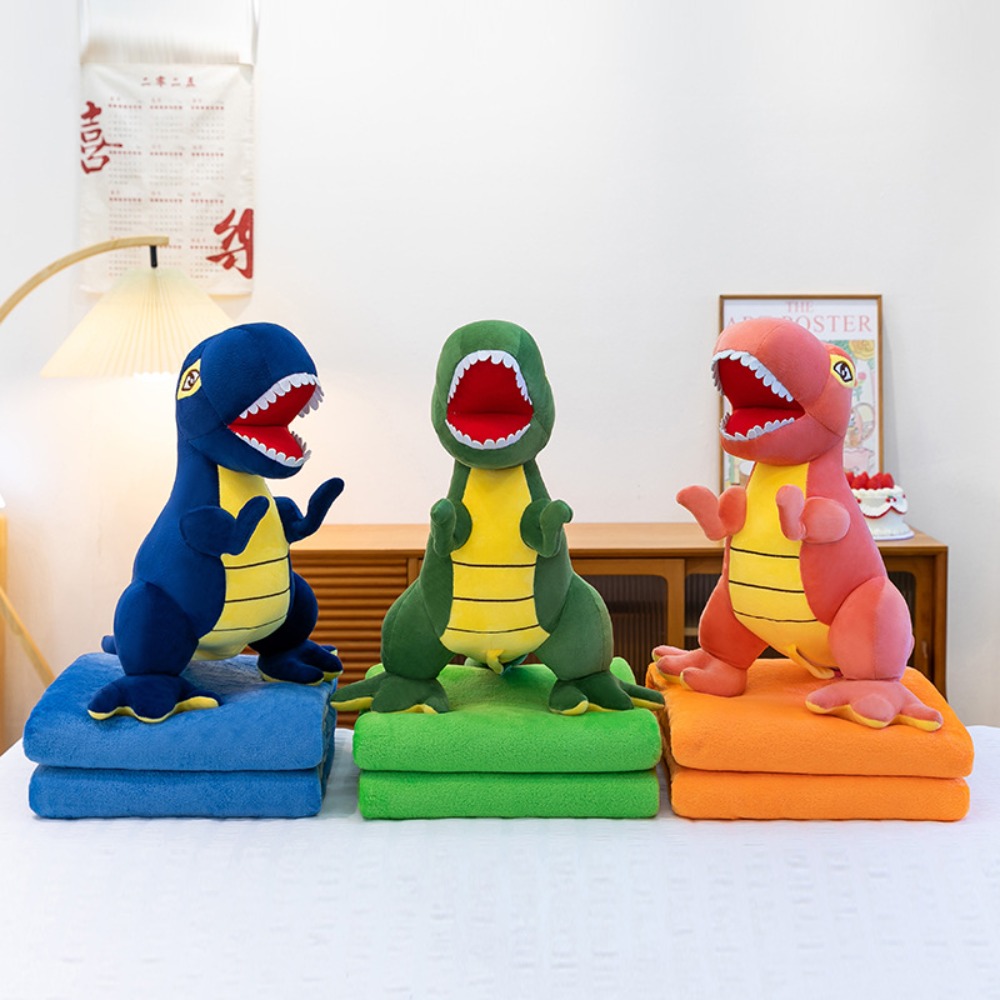 Throw Pillow - Cartoon 2-in-1 kussen-deken voor kantoor Zacht