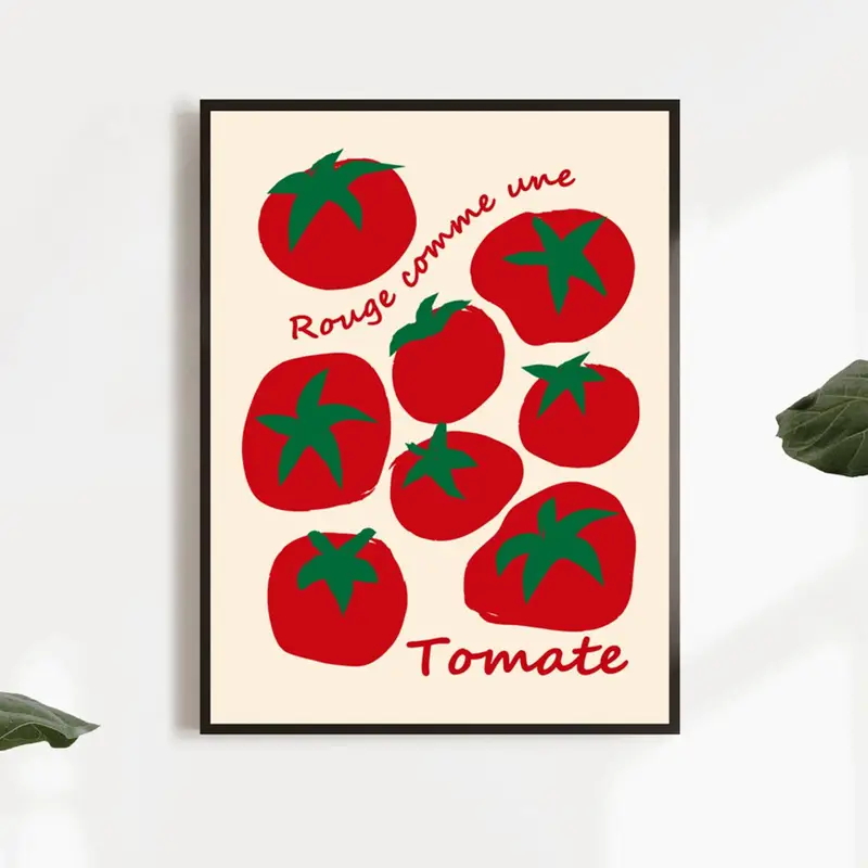 Moderne Kleurrijke Rode Tomate - Interior Design Living Room recensie en prijs