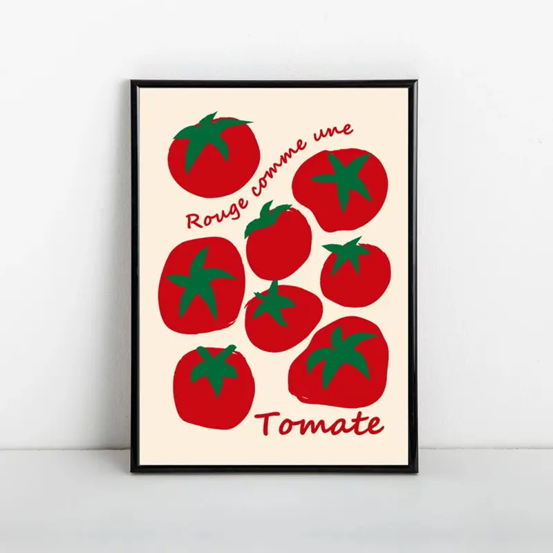 Moderne Kleurrijke Rode Tomate - Interior Design Living Room recensie en prijs