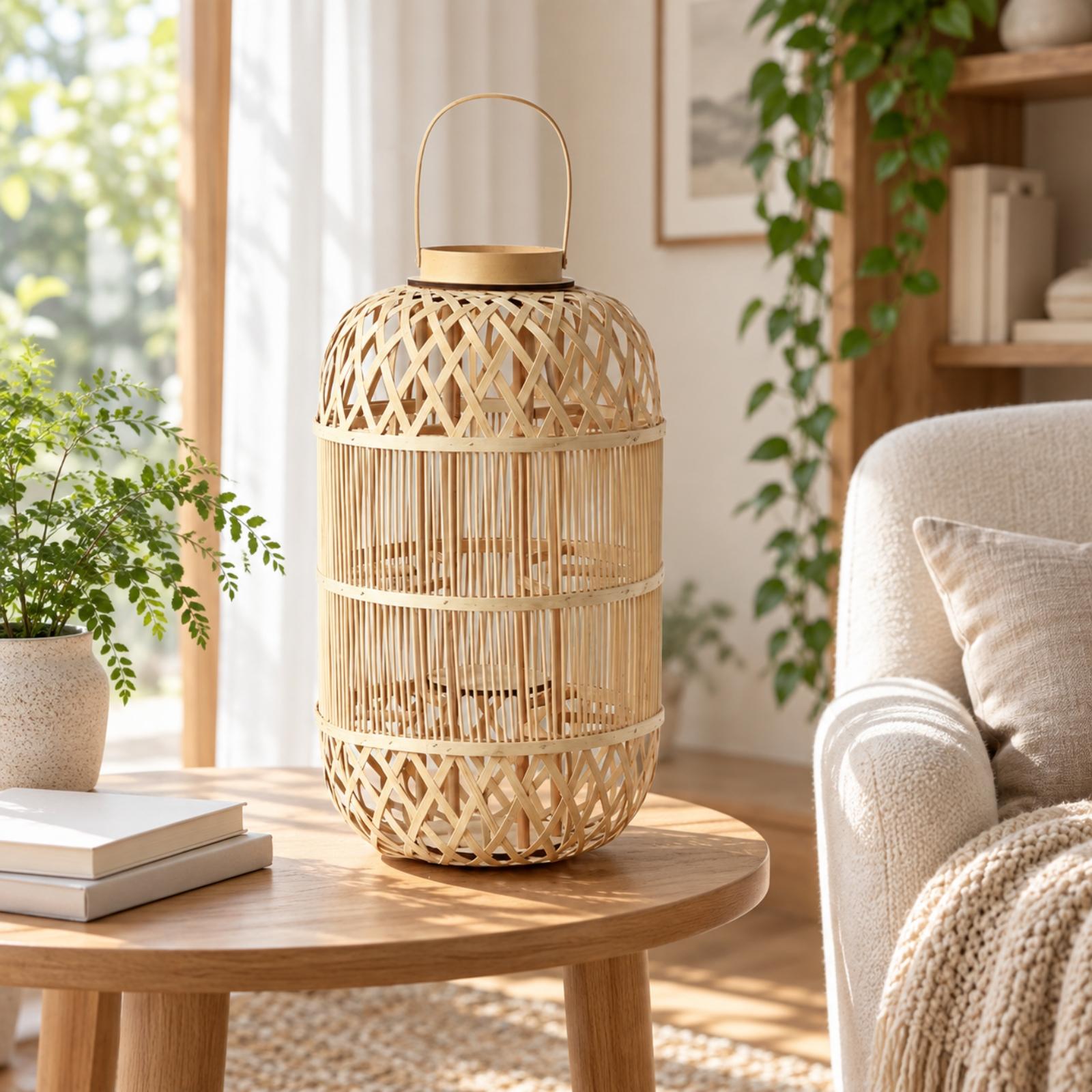 Decoratieve bamboelantaarn voo - Candle Holder Decor recensie en prijs