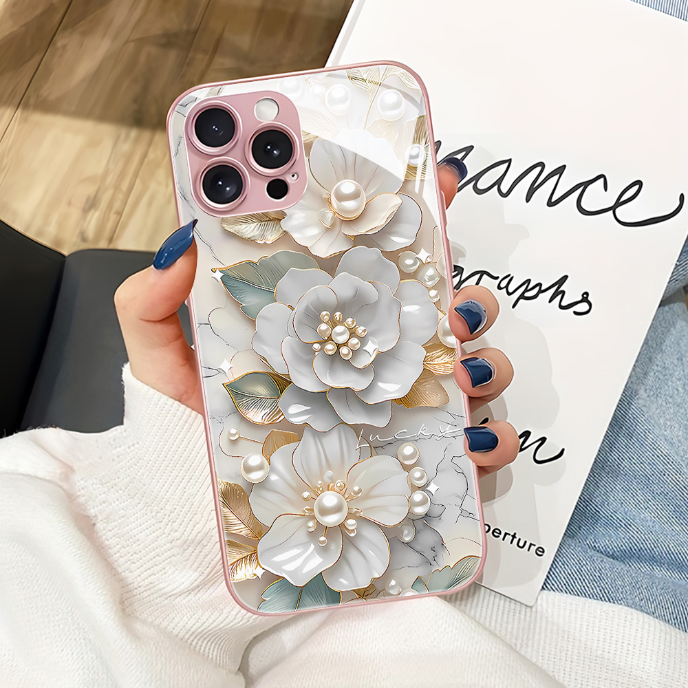 Roze Bloemen Gehard Glas Telef - Vase Decor recensie en prijs