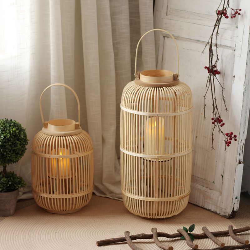 Handgemaakte bamboe windlamp,  - Candle Holder Decor recensie en prijs