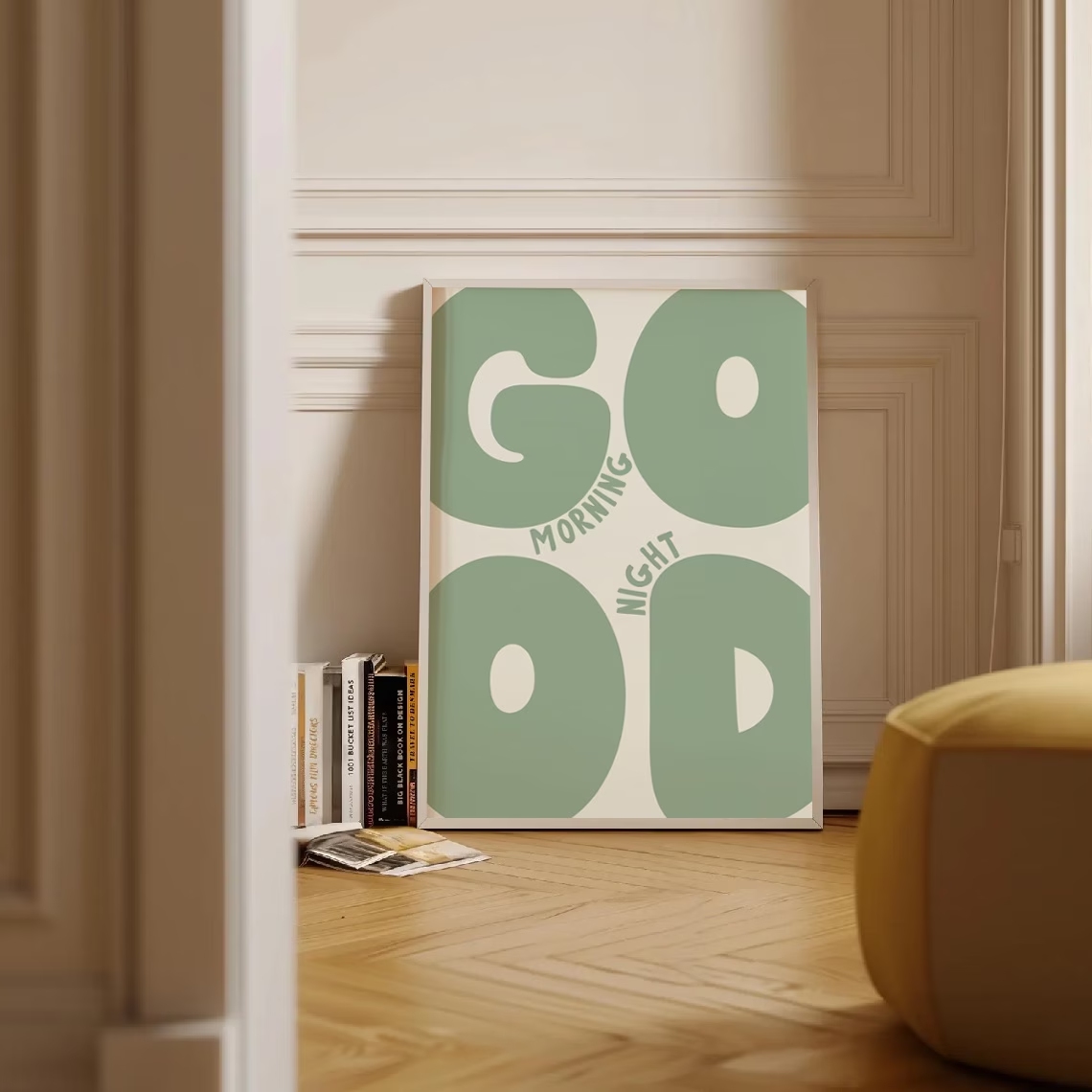 Moderne groene goedemorgen goe - Interior Design Living Room recensie en prijs