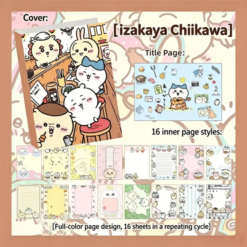 Chiikawa schattig notitieboek  - Wall Sticker recensie en prijs