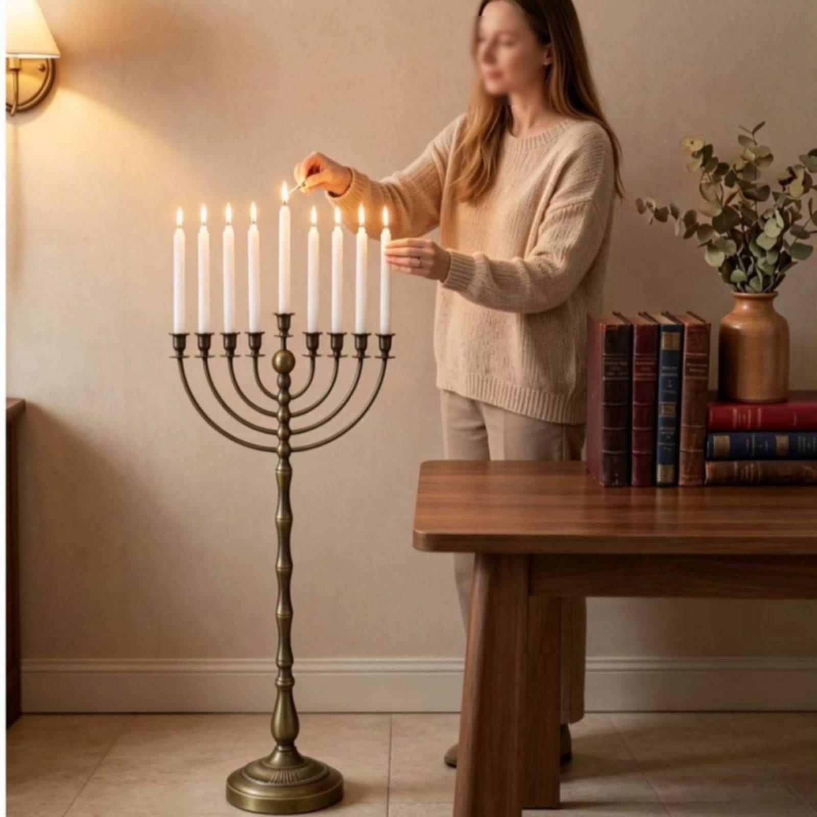 Hoge bronzen kandelaar, vloers - Candle Holder Decor recensie en prijs