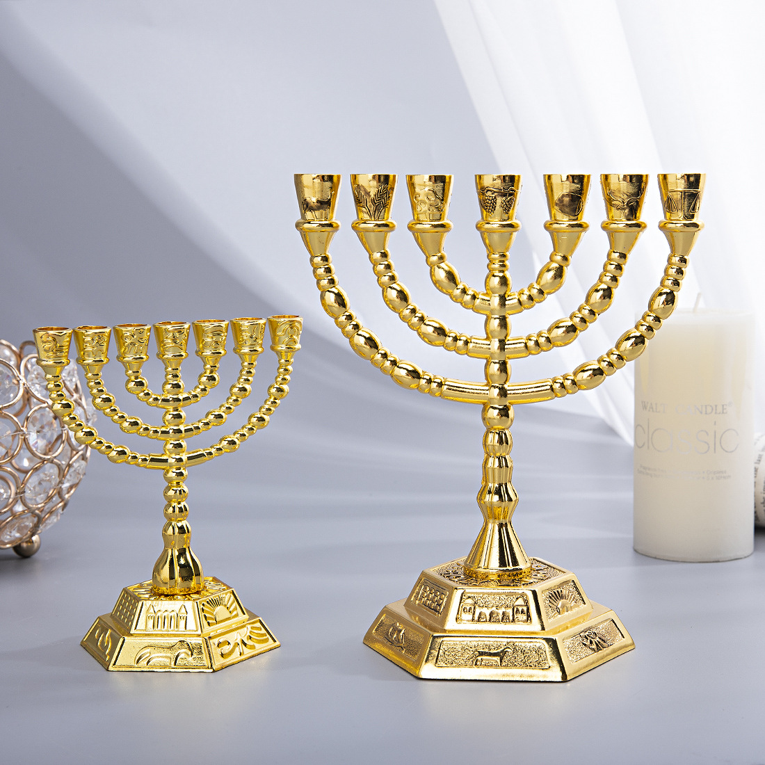 7-armige Menora Joodse huisdec - Candle Holder Decor recensie en prijs