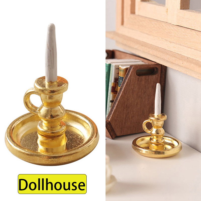 1:12 Dollhouse Miniatuur Kaars - Candle Holder Decor recensie en prijs