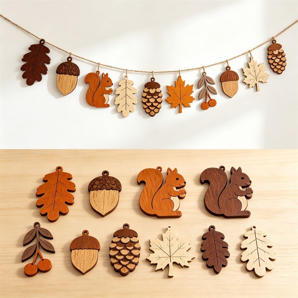 11 stuks 2D platte Thanksgivin - Wall Art recensie en prijs